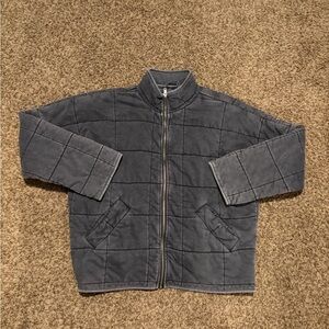 Quilted Zip-Front Jacket